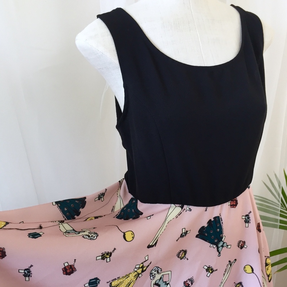SmakParlour Paper Doll Dress (Sz XL fits like a L) - Picture 1 of 6